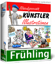 Künstler-Illustrationen Frühling
