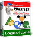 Künstler-Illustrationen - Logos und Icons