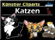 Künstler Cliparts Katzen