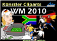 WM 2010 - Künstler Cliparts