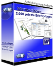 Wordvorlagen - 2.000 private Briefvorlagen
