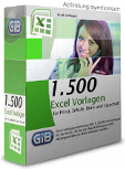 1500 Exel Vorlagen