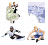 Illustrationen Sport: Aktionreiche und farbenfrohe Illustrationen